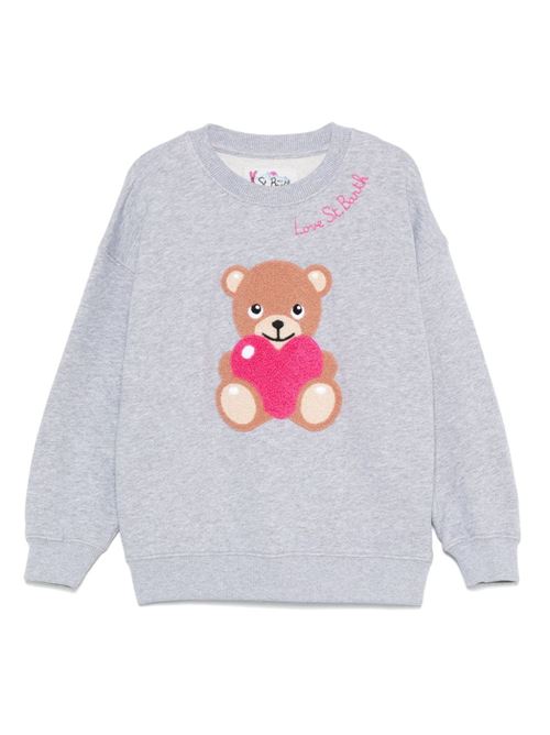 Felpa bambina grigia Briony MC2 SAINT BARTH Kids | BRIONY W 01684G15ML EMB